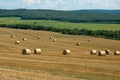 Levels with bales. Royalty Free Stock Photo