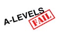 A-Levels Fail Royalty Free Stock Photo