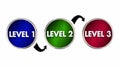 Levels 1 2 3 One Two Three Rising Up Improving