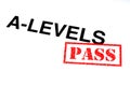 A-Levels Pass Royalty Free Stock Photo