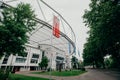 Photo of BayArena, home stadium of football club Bayer Leverkusen Royalty Free Stock Photo