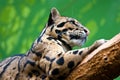 Levhart / Neofelis nebulosa / Clouded leopard Royalty Free Stock Photo