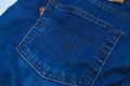 Levi Strauss 501 label Royalty Free Stock Photo