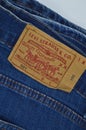 Levi Strauss 501 label Royalty Free Stock Photo