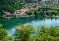 Levico Terme and the Lake - Trentino Italy Royalty Free Stock Photo