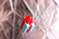 Levitation gift box Royalty Free Stock Photo