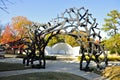 Levitt Shell and car body shell artwork, Memphis