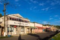 Levuka, Fiji. Colourful vibrant street of old colonial capital of Fiji - Levuka town, Ovalau island, Fiji, Melanesia, Oceania.