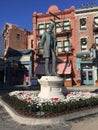 Lew Wasserman statue, Universal Studios, Orlando, FL Royalty Free Stock Photo