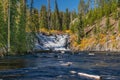 Lewis Falls Yellowstone National Park Royalty Free Stock Photo