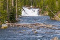 Lewis Falls in Yellowstone National Park Royalty Free Stock Photo