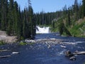 Lewis Falls in Yellowstone Park Royalty Free Stock Photo