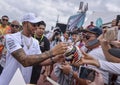 Lewis Hamilton of Mercedes AMG Petronas F1 Team Royalty Free Stock Photo