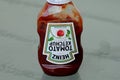 BOTTLE HEINZ TOMATO KETCHUP Royalty Free Stock Photo