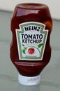 BOTTLE HEINZ TOMATO KETCHUP Royalty Free Stock Photo