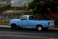 Lewiston/Idaho/USA / 03.October 2019 /ol ford picup car parked in Lewiston american love picups to tranport item and good and als