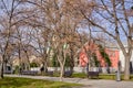 lexander Nevsky Cathedral view from the park. Royalty Free Stock Photo