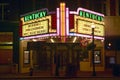 Lexington Kentucky neon marquee sign for movie theater saying Kentucky