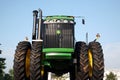 LEXINGTON, KY-CIRCA JANUARY, 2015: John Deere tractor on display. Large agribusinesses increasingly turn to large equipment like Royalty Free Stock Photo