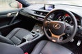 Lexus CT200h F-Sport interior on May 20 2014 in Hong Kong.