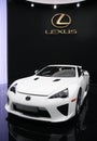 Lexus LFA Sports at Paris Motor Show Royalty Free Stock Photo