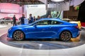 Lexus RC300h F Sport Line car at the Paris Motor Show. Paris, France - October 3, 2018