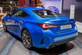 Lexus RC 300h hybrid car showcased at the 89th Geneva International Motor Show. Geneva, Switzerland - March 5, 2019