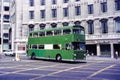 Leyland Atlantean bus in Liverpool, 1970 Royalty Free Stock Photo
