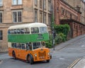 Leyland Titan Vintage Bus in Glasgow centre