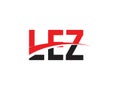 LEZ Letter Initial Logo Design Royalty Free Stock Photo