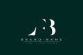 LFB abstract letter logo design Royalty Free Stock Photo