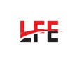 LFE Letter Initial Logo Design Royalty Free Stock Photo