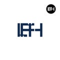 LFH Logo Letter Monogram Design Royalty Free Stock Photo