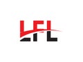LFL Letter Initial Logo Design Royalty Free Stock Photo