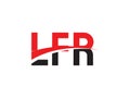 LFR Letter Initial Logo Design Royalty Free Stock Photo