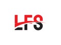 LFS Letter Initial Logo Design Royalty Free Stock Photo