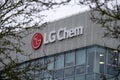 LG Chem Petrochemicals Company building, quality materials for rechargeable batteries, IT industry, automotive industry,