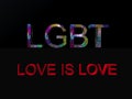 Lgbt adult freedom love colors - 3d rendering