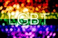 LGBT concept colorful background.