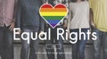 LGBT Equal Rights Rainbow Symbol Concept Royalty Free Stock Photo