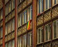 Lgbt flag on the building Royalty Free Stock Photo