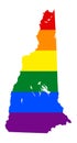 LGBT lesbian, gay, bisexual, and transgender pride flag Royalty Free Stock Photo