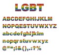 LGBT font