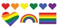 LGBT gay rainbow symbols