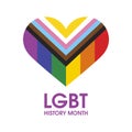 LGBT History Month vector Royalty Free Stock Photo