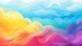 lgbt horizontal background with place for text. Pastel color lgbt flag background. Illustration. Place for text