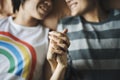 LGBT Lesbian Couple Moments Happiness Concept Royalty Free Stock Photo