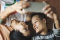 LGBT Lesbian Couple Moments Happiness Concept Royalty Free Stock Photo