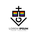 LGBT logo concept