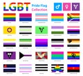 LGBT Official Pride Flag Collection Lesbian, Gay, Bisexual and Transgender